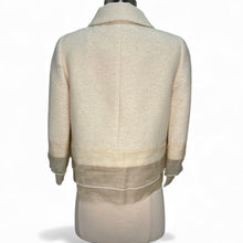 Load image into Gallery viewer, Cropped Jacket Sheer Trim