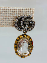 Load image into Gallery viewer, Marmont Crystal Double G Earrings