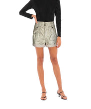 Load image into Gallery viewer, NWT Coated Linen Shorts