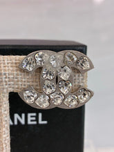 Load image into Gallery viewer, CC 04A Heart Crystal Earrings