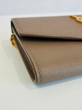 Load image into Gallery viewer, Uptown Chain Wallet in Grain de Poudre Embossed Leather