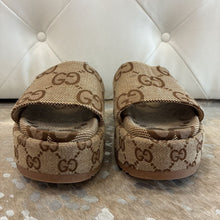 Load image into Gallery viewer, Angelina Logo Jacquard Platform Sandals