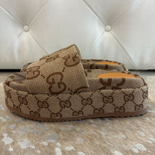 Load image into Gallery viewer, Angelina Logo Jacquard Platform Sandals