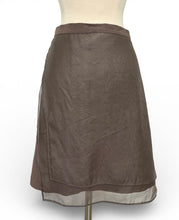 Load image into Gallery viewer, Asymmetric Chiffon Mini Skirt