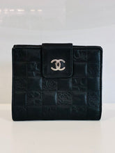 Load image into Gallery viewer, Embossed Lambskin Icon Bifold Wallet