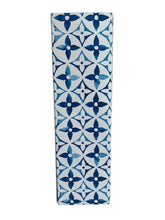 Load image into Gallery viewer, Sycamore Wood Cotton Monogram Tile Fan