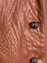 Load image into Gallery viewer, Leather Jacket w/ Fur Collar