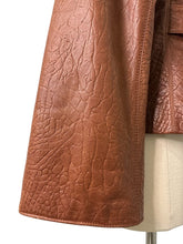 Load image into Gallery viewer, Leather Jacket w/ Fur Collar