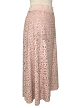 Load image into Gallery viewer, NWT Sosie Vegan-Leather Flared Midi Skirt