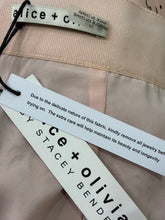 Load image into Gallery viewer, NWT Sosie Vegan-Leather Flared Midi Skirt