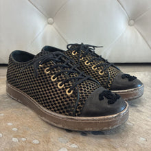Load image into Gallery viewer, Mesh & Leather CC Cap Toe Sneakers