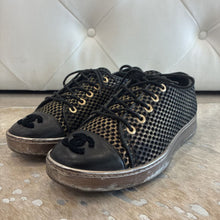 Load image into Gallery viewer, Mesh & Leather CC Cap Toe Sneakers