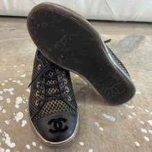 Load image into Gallery viewer, Mesh & Leather CC Cap Toe Sneakers