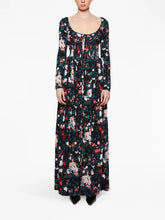 Load image into Gallery viewer, Floral Corset Maxi Dress