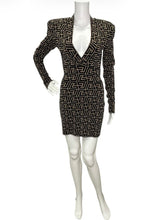 Load image into Gallery viewer, NWT Monogram Knit Bodycon Mini Dress