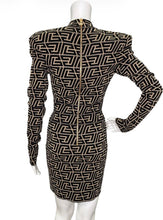 Load image into Gallery viewer, NWT Monogram Knit Bodycon Mini Dress