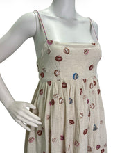 Load image into Gallery viewer, Gavin Tie-Back Beaded Shell Midi Dress