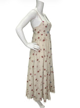 Load image into Gallery viewer, Gavin Tie-Back Beaded Shell Midi Dress