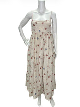 Load image into Gallery viewer, Gavin Tie-Back Beaded Shell Midi Dress