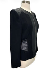 Load image into Gallery viewer, Moto Leather Trimmed Jacket