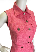 Load image into Gallery viewer, Two Piece Anagram Jacquard Vest & Shorts