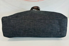 Load image into Gallery viewer, Denim & Leather Tote Bag