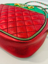 Load image into Gallery viewer, Laminated Nappa Trapnutata Mini Zumi Dome Shoulder Bag