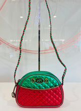Load image into Gallery viewer, Laminated Nappa Trapnutata Mini Zumi Dome Shoulder Bag