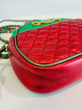 Load image into Gallery viewer, Laminated Nappa Trapnutata Mini Zumi Dome Shoulder Bag