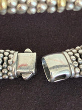 Load image into Gallery viewer, Gold Station Caviar Bracelet 15mm