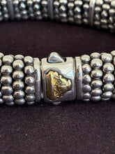 Load image into Gallery viewer, Gold Station Caviar Bracelet 15mm