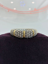 Load image into Gallery viewer, Gold Station Caviar Bracelet 15mm