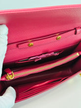 Load image into Gallery viewer, Saffiano Leather Wallet on Chain