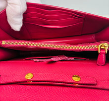 Load image into Gallery viewer, Saffiano Leather Wallet on Chain
