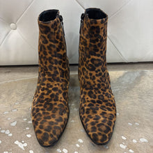 Load image into Gallery viewer, Suede Leopard Print Vassili Chelsea Boots