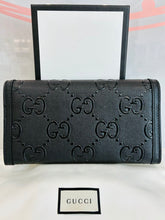 Load image into Gallery viewer, GG Embossed Leather Long Wallet