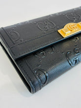 Load image into Gallery viewer, GG Embossed Leather Long Wallet