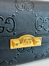 Load image into Gallery viewer, GG Embossed Leather Long Wallet