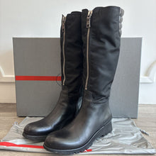 Load image into Gallery viewer, Nylon & Leather Zip Boots