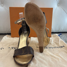 Load image into Gallery viewer, Sunshine Wedge Monogram Sandals