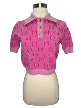 Load image into Gallery viewer, GG Wool Jacquard Polo Shirt