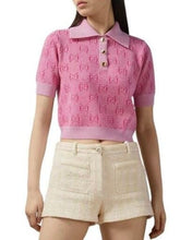 Load image into Gallery viewer, GG Wool Jacquard Polo Shirt