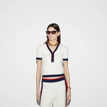 Load image into Gallery viewer, Gucci Stretch Rib Cotton Top XS