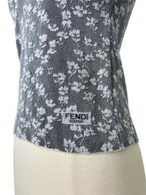 Load image into Gallery viewer, Floral Motif Jacquard Short Sleeved T-Shirt