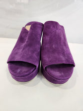 Load image into Gallery viewer, Suede Peep Toe Mule
