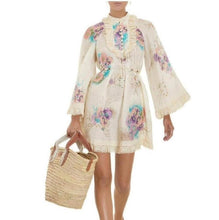 Load image into Gallery viewer, Jude Lace Trim Swing Dress

