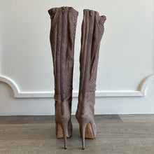 Load image into Gallery viewer, NWT Snakeskin Knee High Boots
