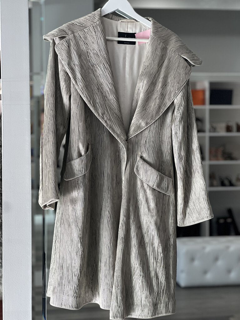 Jacquard Double Breasted Coat
