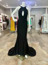 Load image into Gallery viewer, High neck Gown w/ Peek-a-boo front
