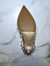 Load image into Gallery viewer, Patent Nappa Rockstud Ankle Strap 100mm Pumps Retail 1190
